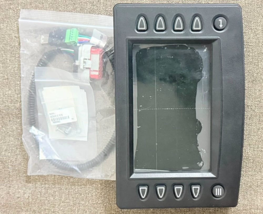HMI display panel with wiring harness and connector kit